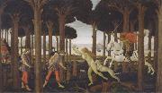 Sandro Botticelli Novella di Nastagio degli Onesti oil painting reproduction